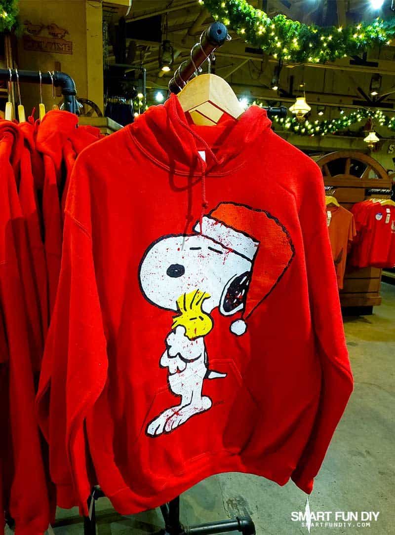 Red Snoopy and Woodstock Sweatshirt