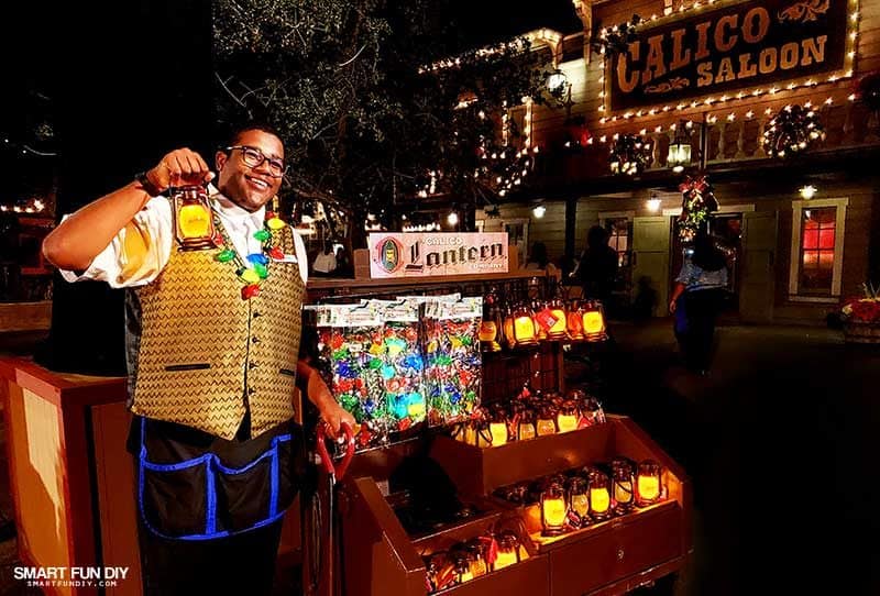Snow and Glow lanterns for sale at Knott's Merry Farm