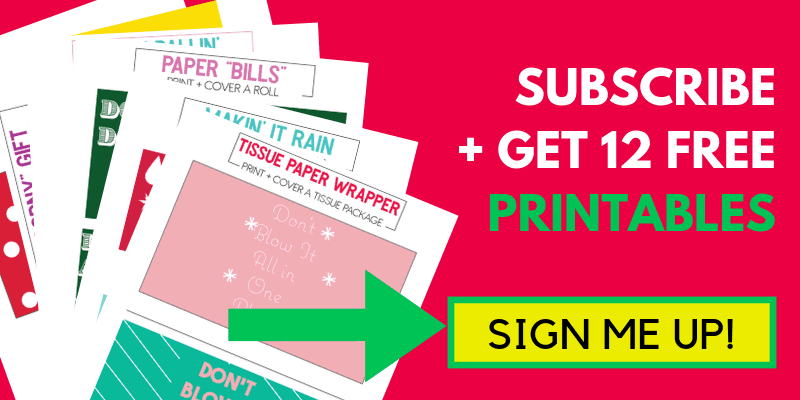 button to subscribe to get 12 free printables