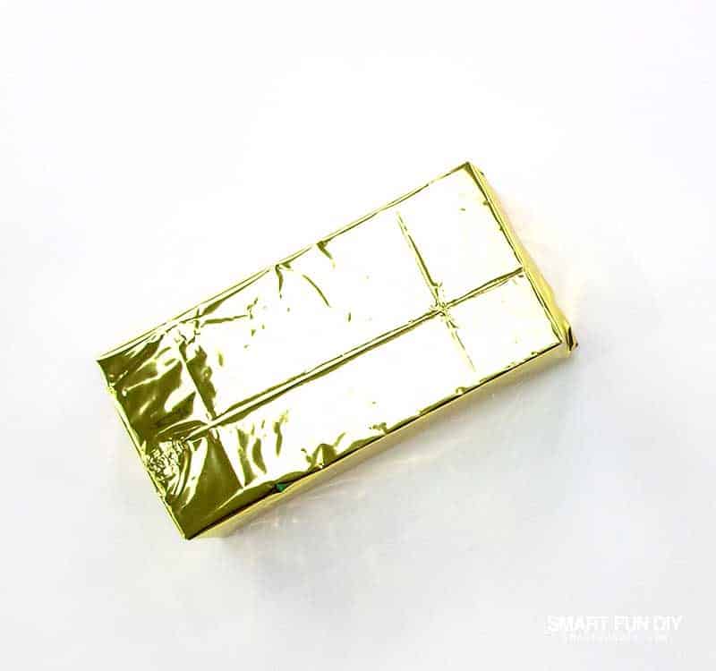 fake gold brick hidden cash gift idea
