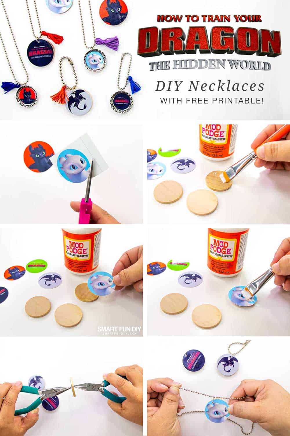 How to Train Your Dragon Craft Project with FREE Printables!