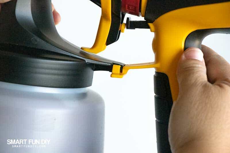 finish assembling Wagner Flexio Sprayer with air power