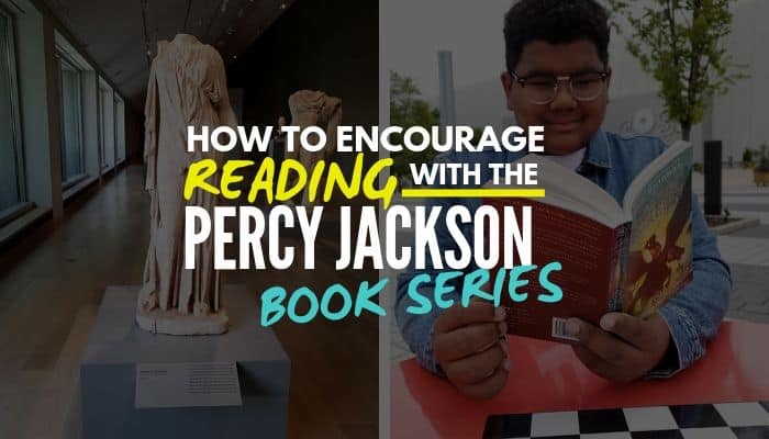 how to encourage reading with the Percy Jackson book series