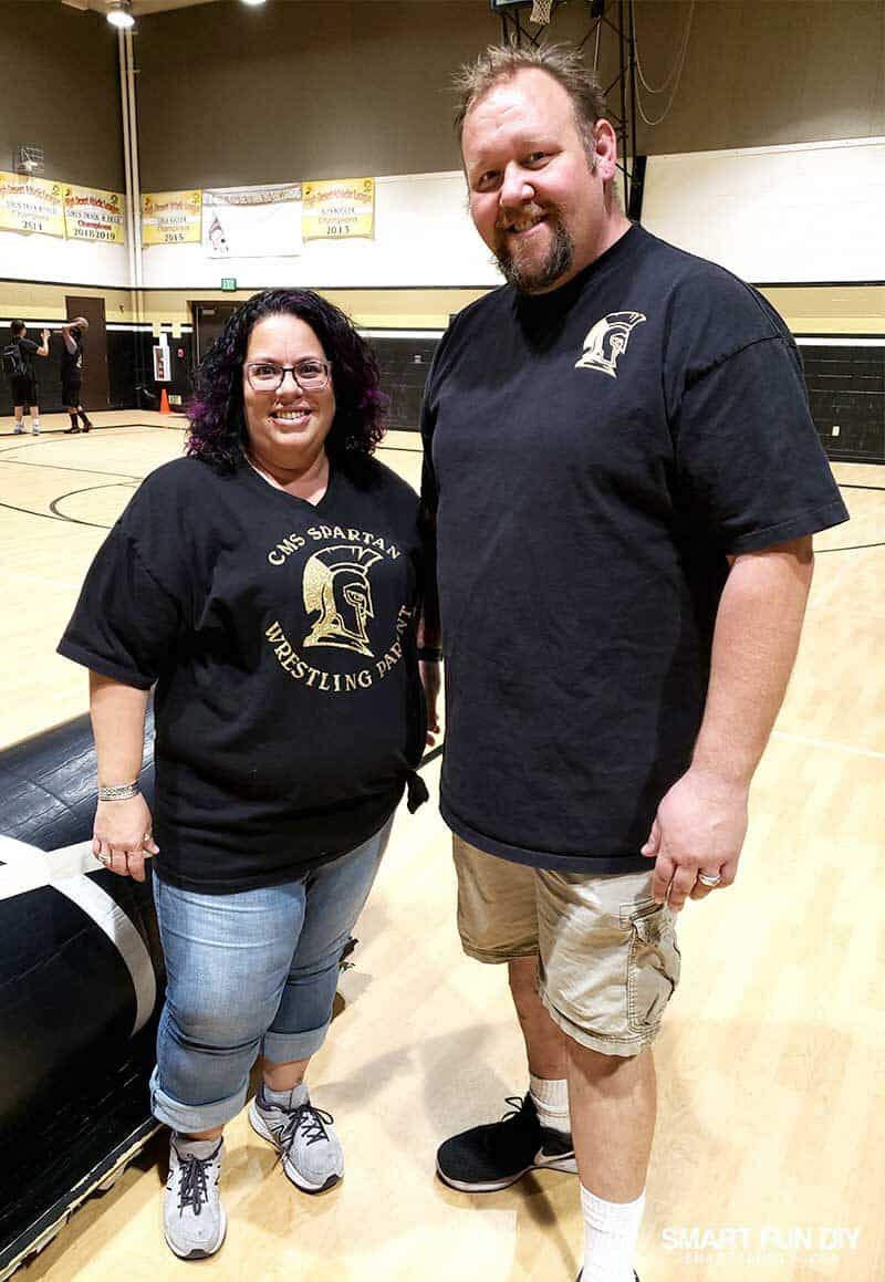 wrestling team parent shirts