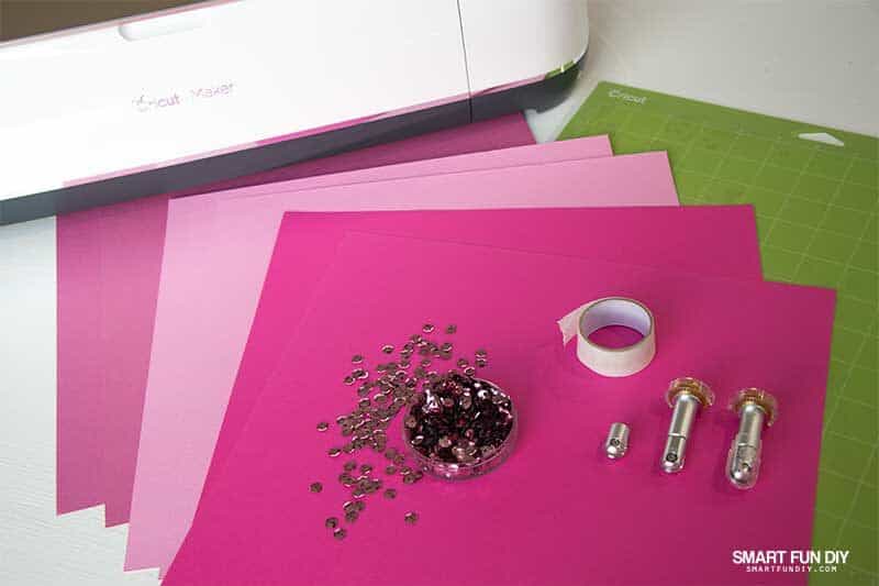 Supplies to maker paper cone Christmas trees