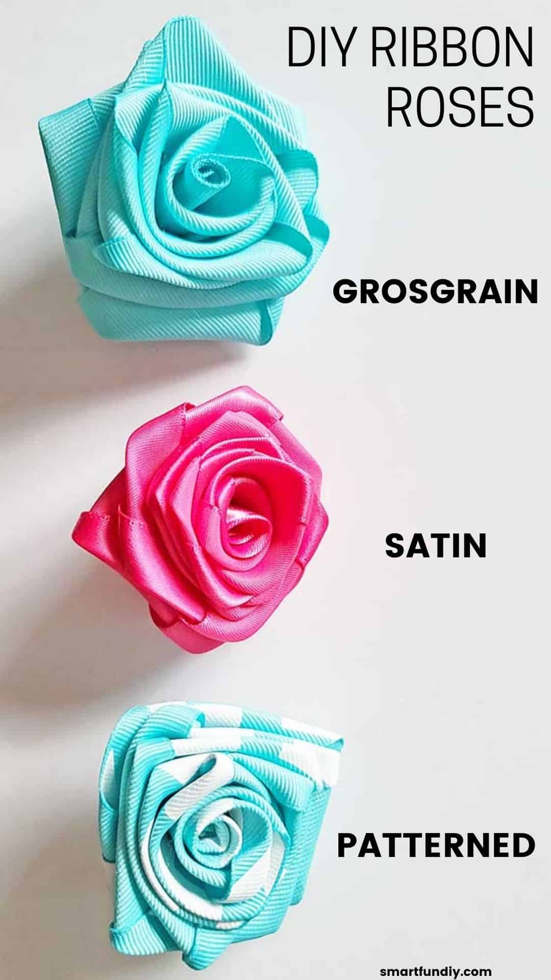 How to Make Ribbon Roses